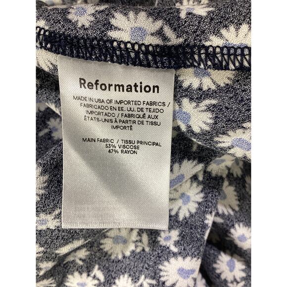 Reformation 'Beauden' Black V Neck Dress Size XS - NWT - Picture 5 of 5